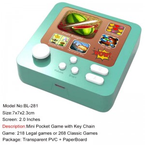 8Bit BL-281 2\\ LCD pihuarvuti mäng